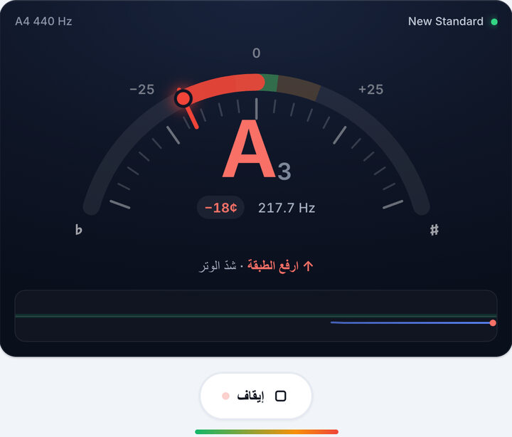 اعزف وتراً واحداً كل مرة – دوزان New Standard