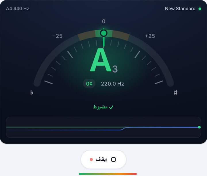 أدر المفتاح حتى يصبح أخضر – دوزان New Standard