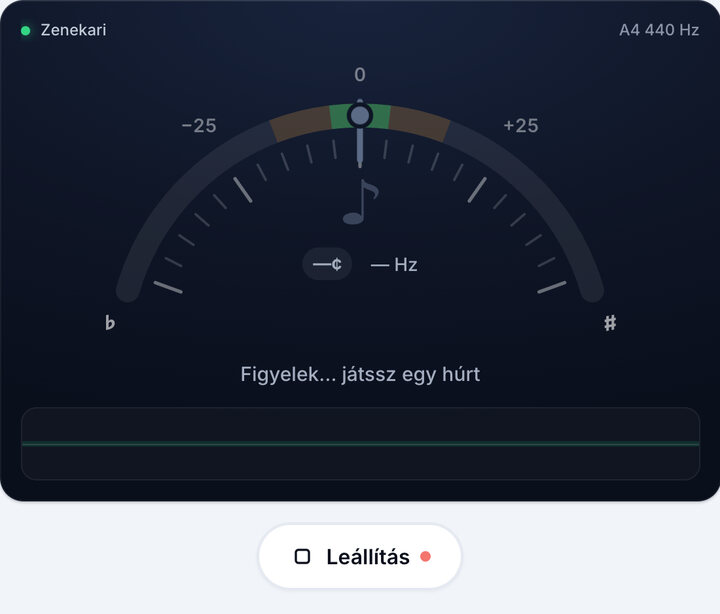 Indítsd el a hangolót – Online nagybőgő-hangoló