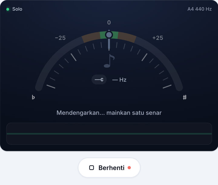 Mulai tuner – Stem Solo Kontrabas