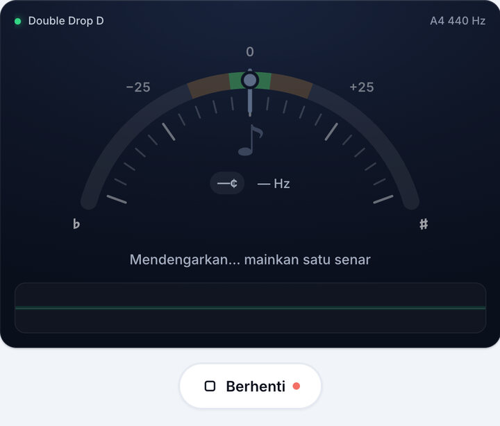 Mulai tuner – Stem Double Drop D