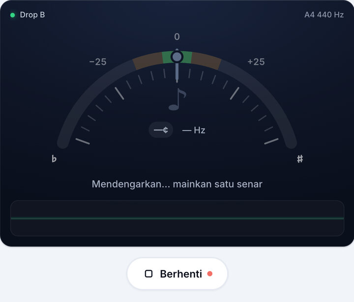 Mulai tuner – Stem Drop B