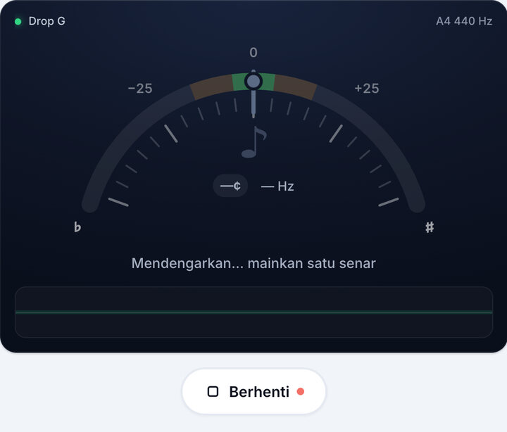 Mulai tuner – Stem Drop G