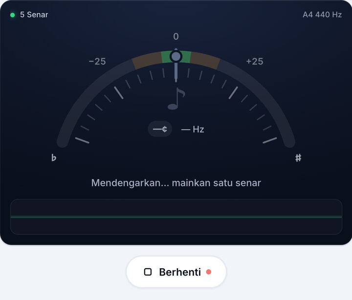 Mulai tuner – Stem 5 Senar Biola