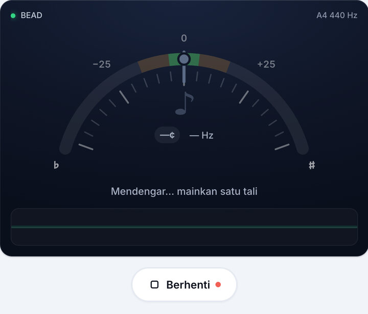Mulakan tuner – Tala Bass BEAD