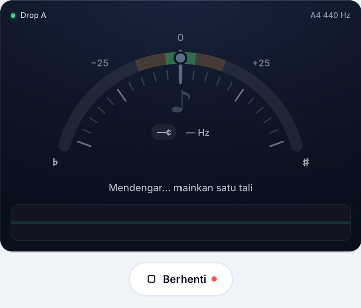 Mulakan tuner – Tala Bass Drop A