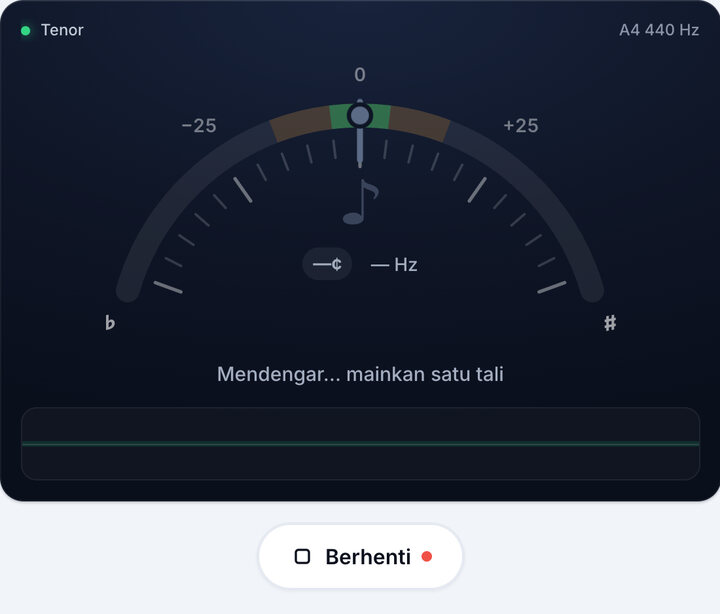 Mulakan tuner – Tala Bass Tenor