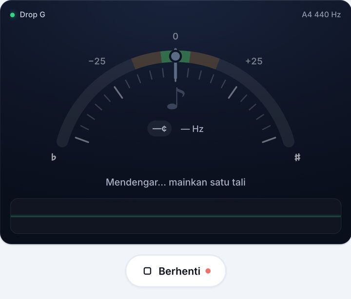 Mulakan tuner – Tala Drop G