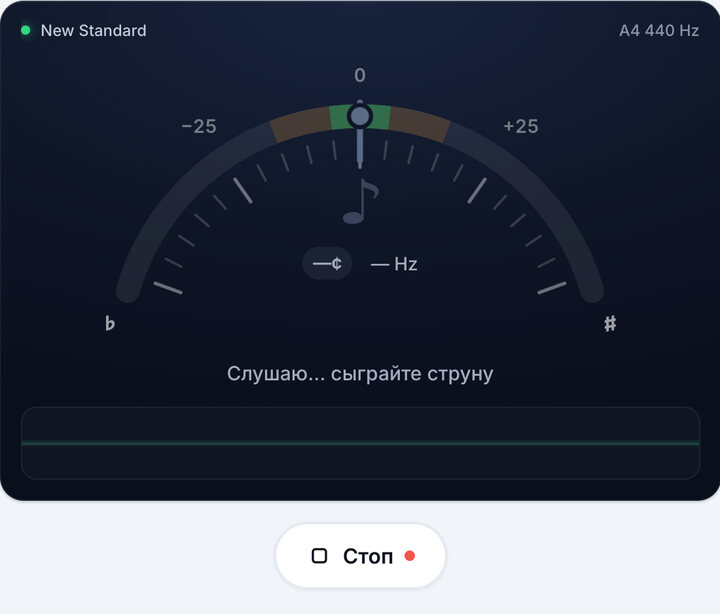 Запустите тюнер – Строй New Standard