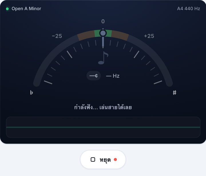 เริ่มจูนเนอร์ – จูน Open A Minor