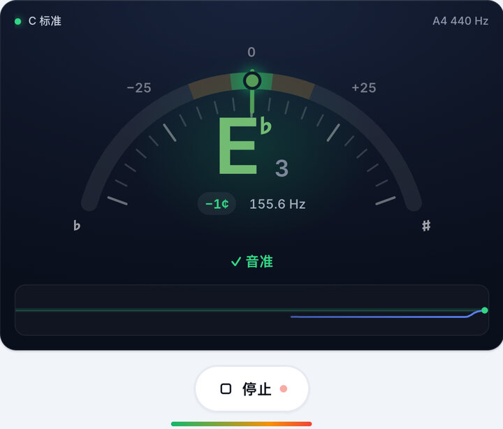 一次弹一根弦 – C 标准 调弦