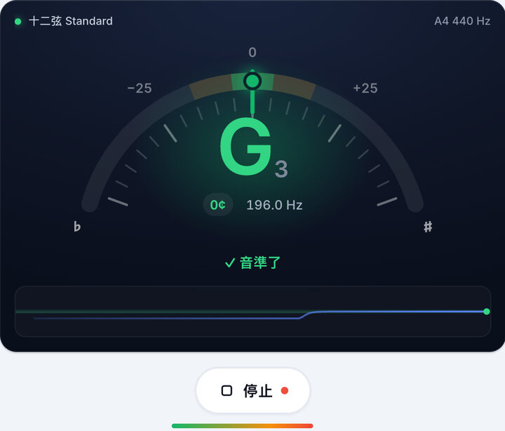 調整弦鈕 – 12 弦吉他調音器